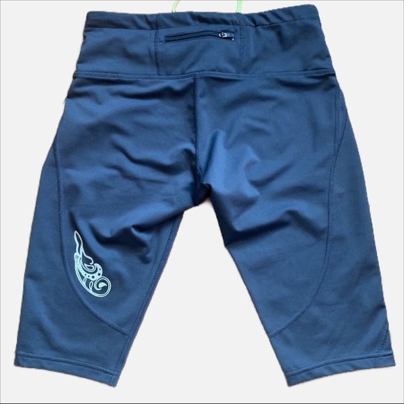 Athleta Yoga Bike Short Leggings Grey Size SP - Picture 2 of 12